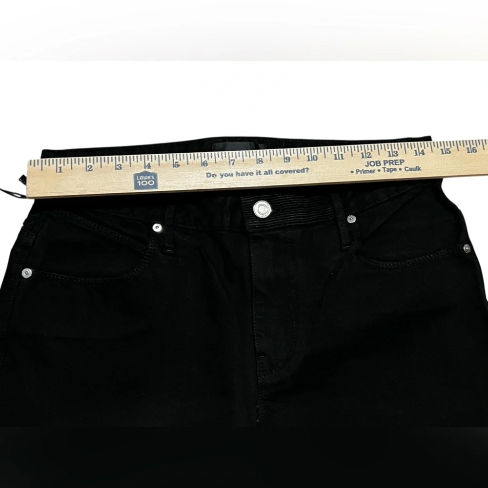 RtA Jami boyfriend fit baggy women’s shorts black denim size‎ 26 made in USA